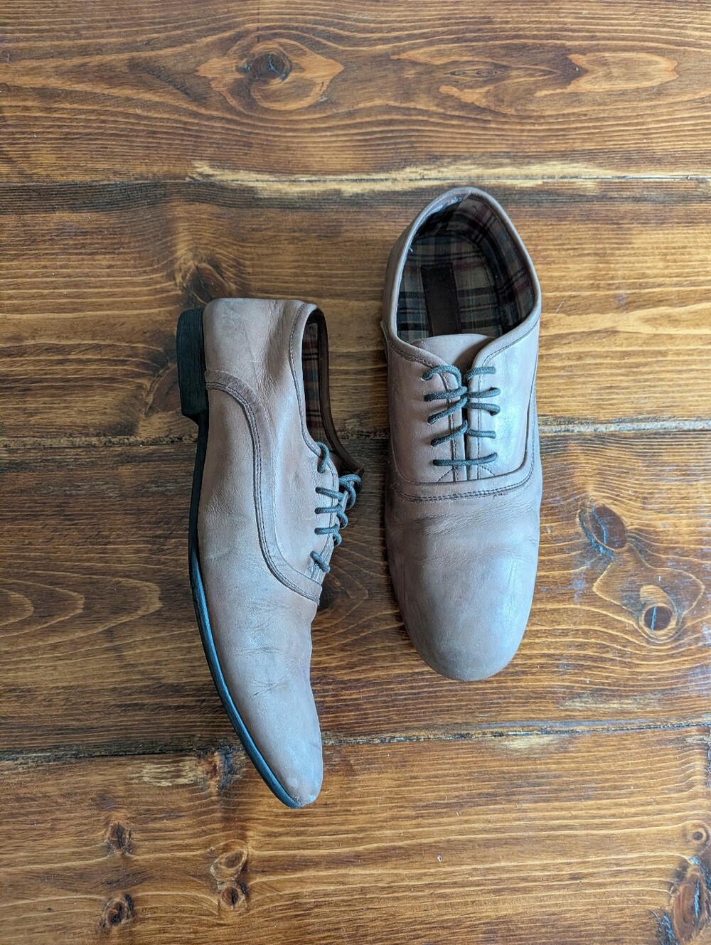 Bed Stu Bricker Light Brown Men's Leather Oxford Shoes